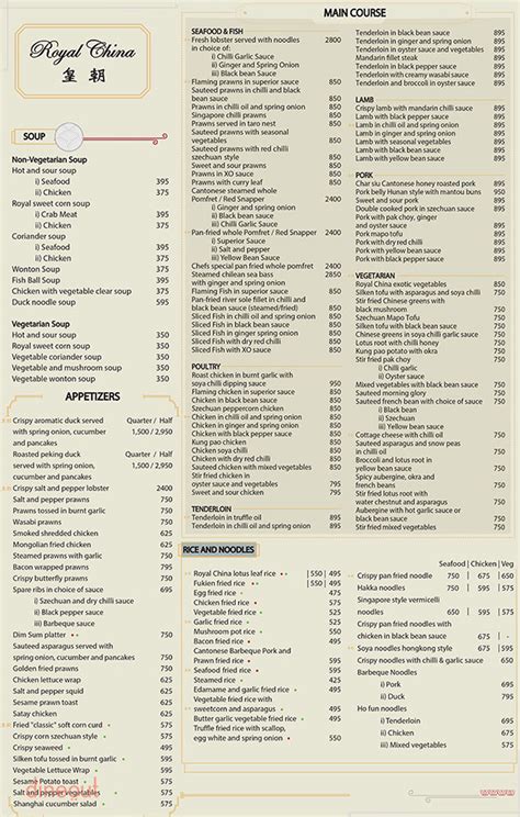 royal china chanakyapuri menu|Royal China, Chanakyapuri, New Delhi .